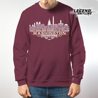 Washington Dream Team Football XVII Champions 1983, Washington City Skyline Shirt