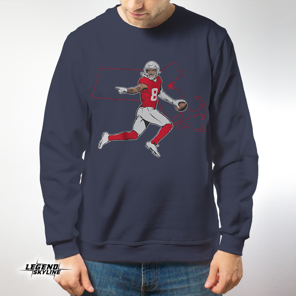Stefon Diggs – State Star New England Football Shirt