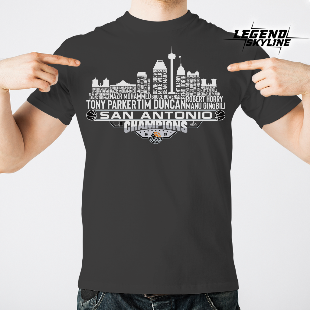 San Antonio Dream Team Basketball Champions 2005, San Antonio City Skyline Shirt