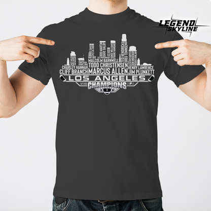 Los Angeles Dream Team Football XVIII Champions 1984, Los Angeles City Skyline Shirt