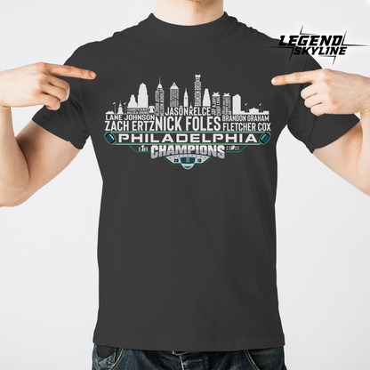 Philadelphia Dream Team Football LII Champions 2018, New England City Skyline Shirt