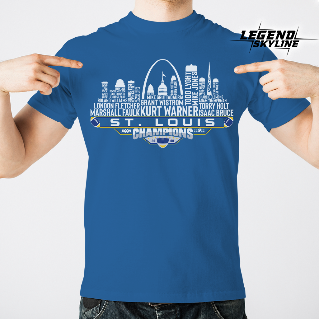 St.Louis Dream Team Football XXXIV Champions 2000, St.Louis City Skyline Shirt