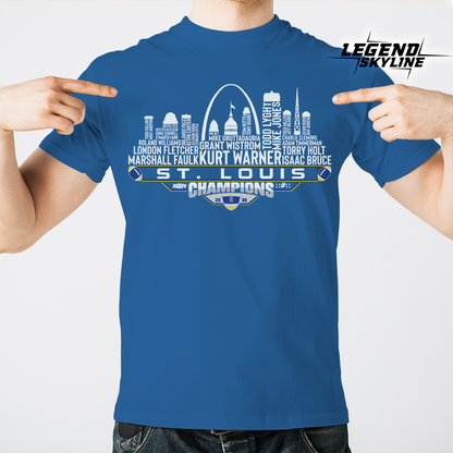 St.Louis Dream Team Football XXXIV Champions 2000, St.Louis City Skyline Shirt