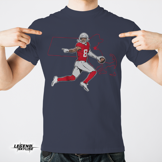 Stefon Diggs – State Star New England Football Shirt