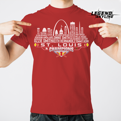 St Louis Dream Team Baseball Champions 1982, St Louis City Skyline Shirt