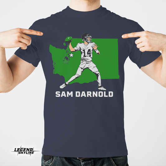 Sam Darnold State Star Seattle Football Shirt