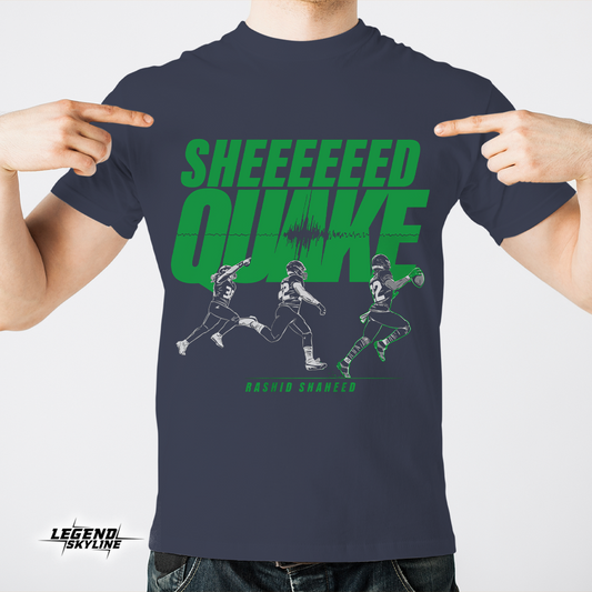 Rashid Shaheed The Sheed Quake Football Shirt