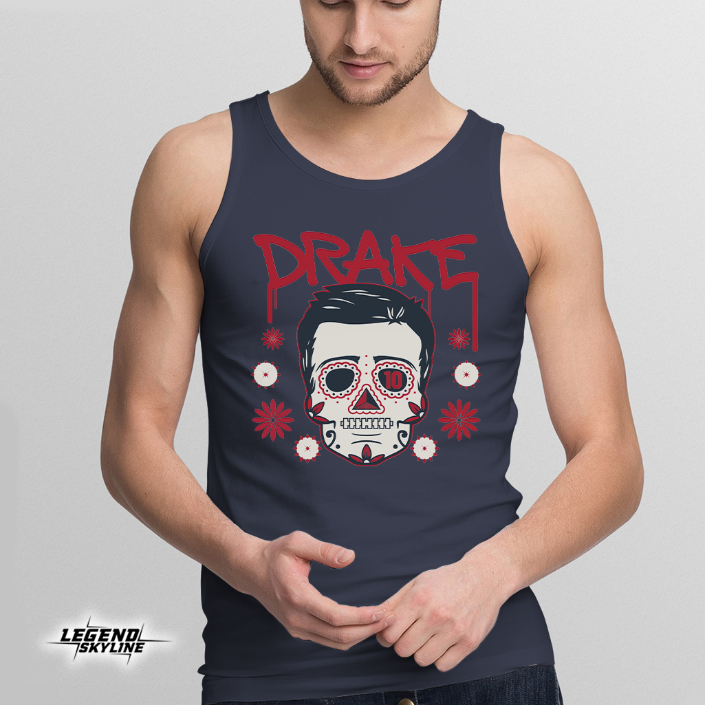 Drake Maye Sugar Skull Remix Football Shirt