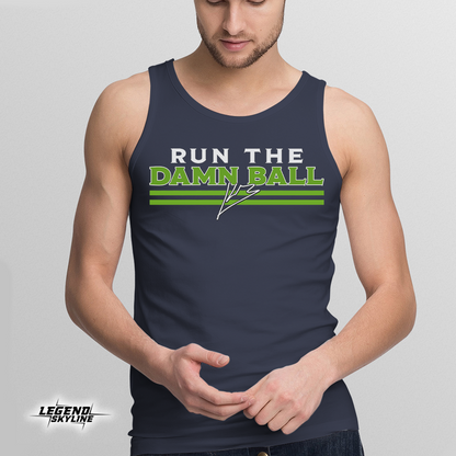 Kenneth Walker Run The Damn Ball Football Shirt