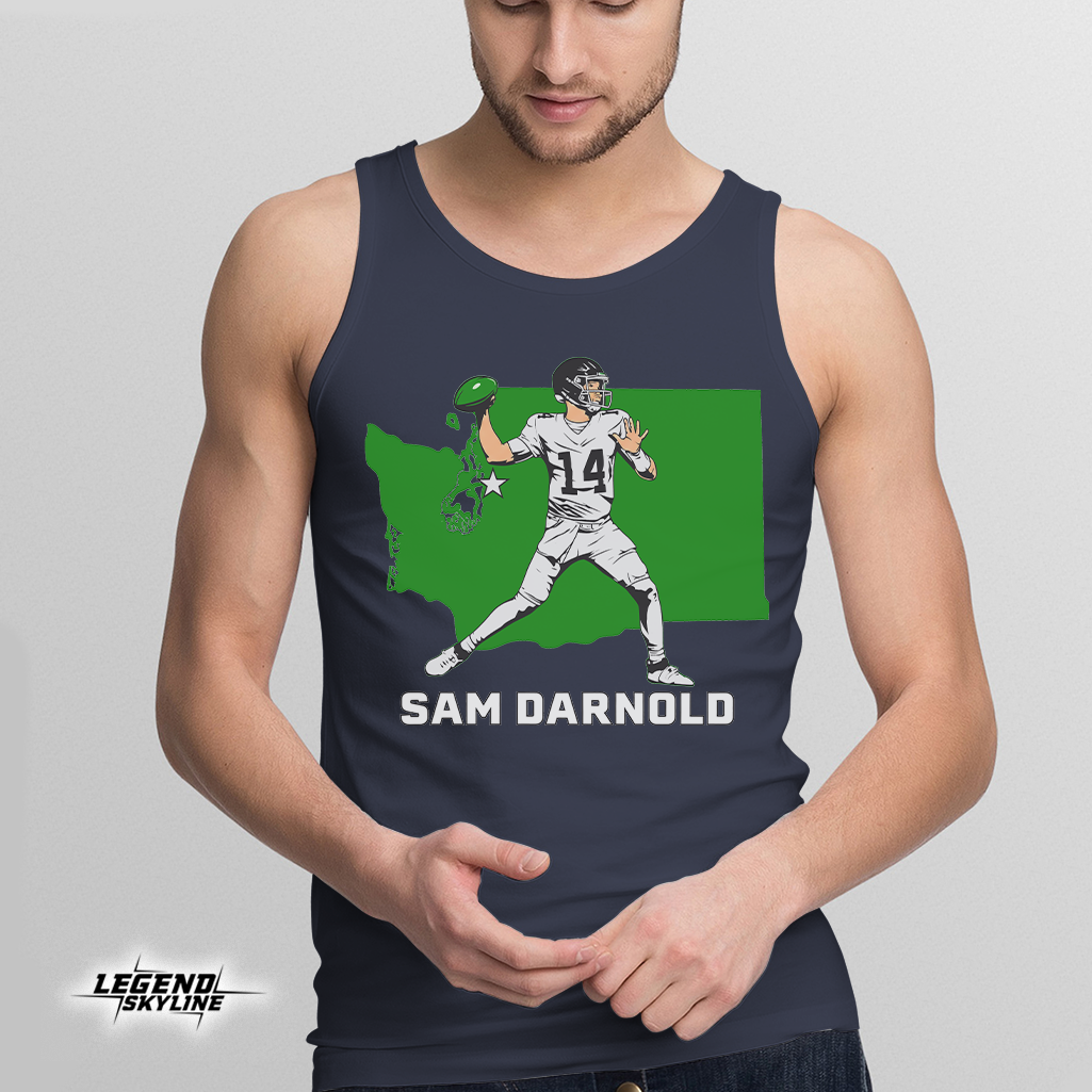 Sam Darnold State Star Seattle Football Shirt