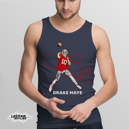 Drake Maye State Star Football Shirt