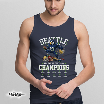 Seattle Football NFC West Division Champs 2025 Shirt