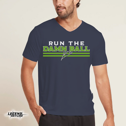 Kenneth Walker Run The Damn Ball Football Shirt