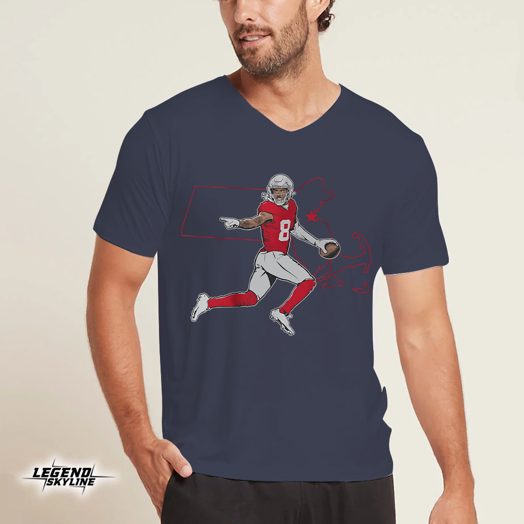 Stefon Diggs – State Star New England Football Shirt