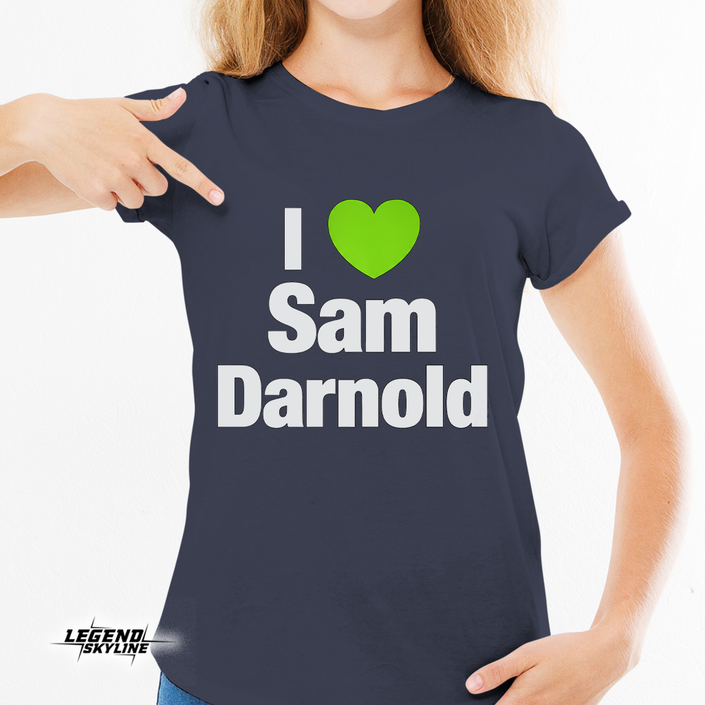 I Heart Sam Darnold Football Shirt