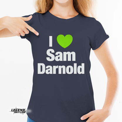I Heart Sam Darnold Football Shirt