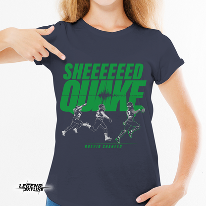Rashid Shaheed The Sheed Quake Football Shirt