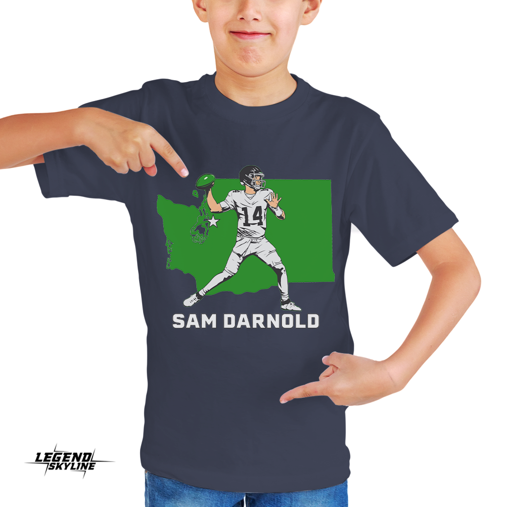 Sam Darnold State Star Seattle Football Shirt