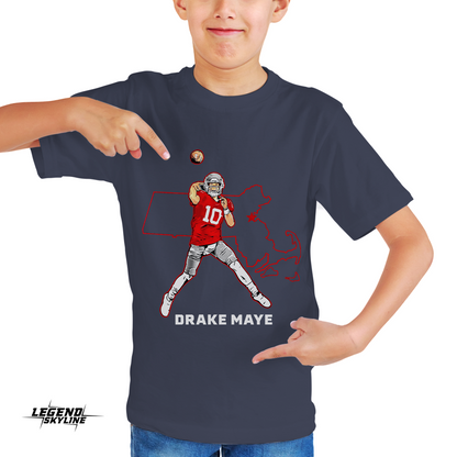 Drake Maye State Star Football Shirt