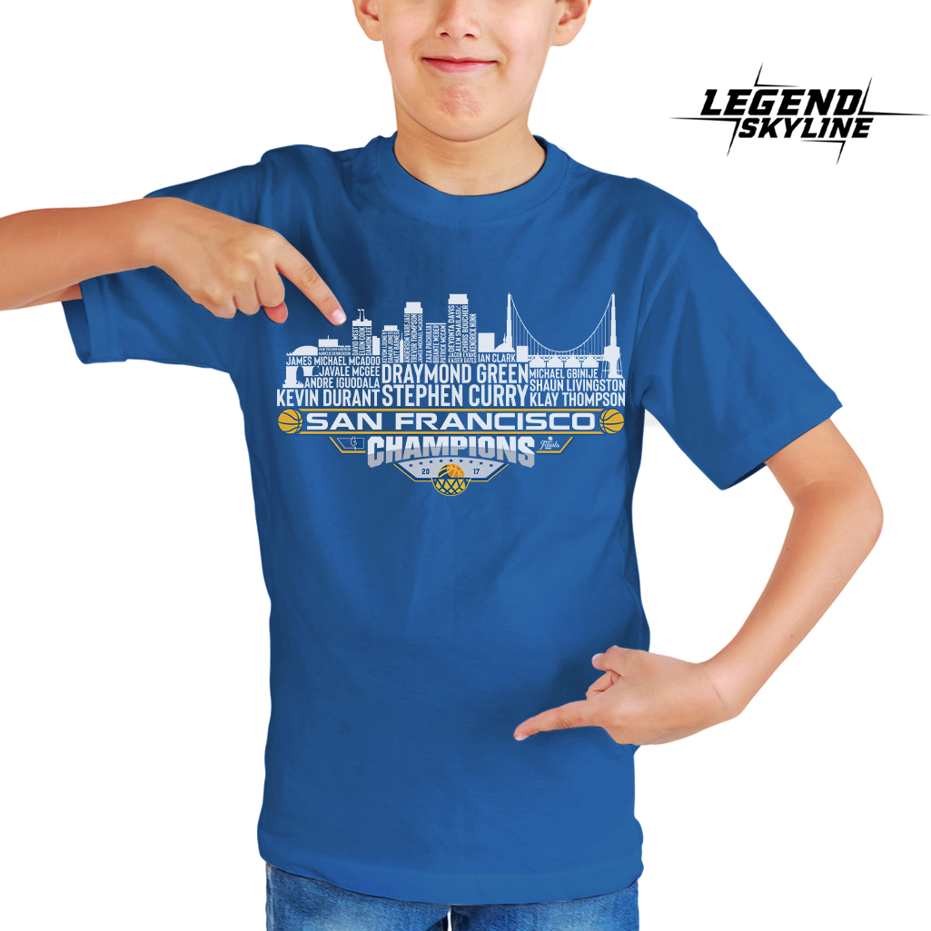 Golden State Dream Team Basketball Champions 2017 , San Francisco City Skyline Shirt