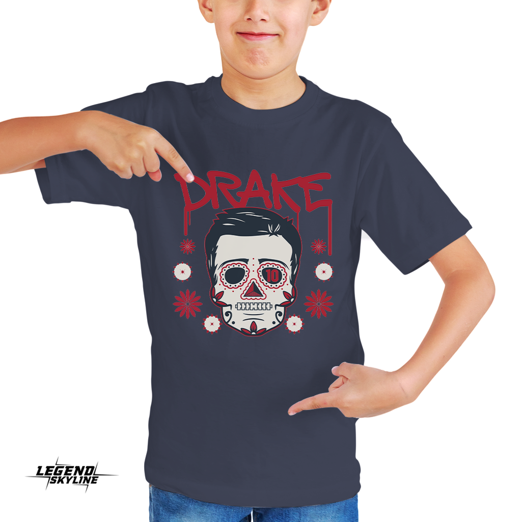 Drake Maye Sugar Skull Remix Football Shirt