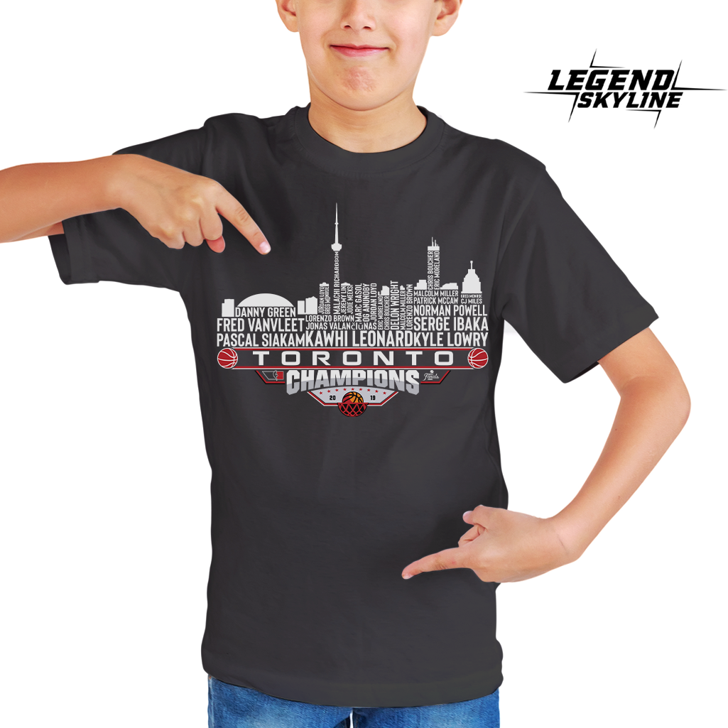 Toronto Dream Team Basketball Champions 2019, Toronto City Skyline Shirt