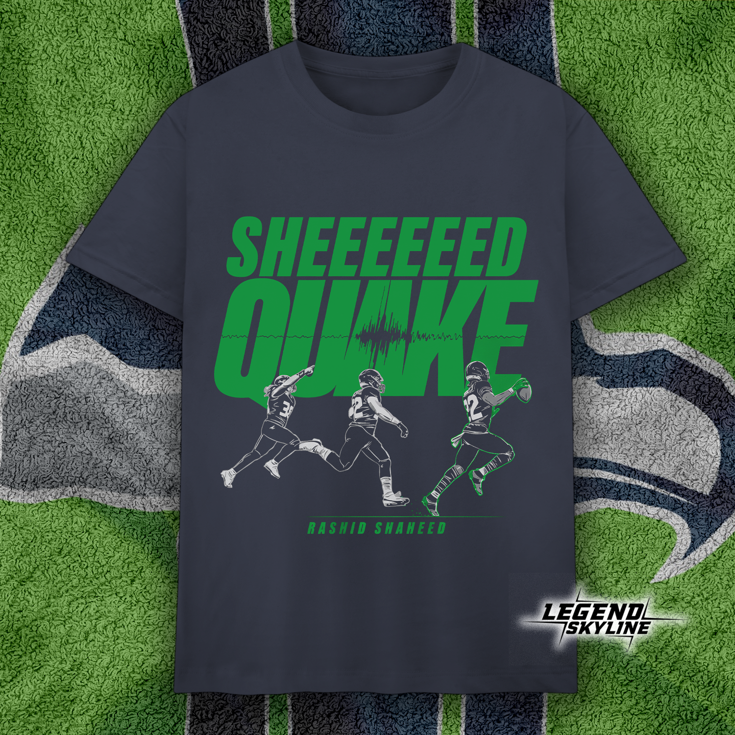 Rashid Shaheed The Sheed Quake Football Shirt – Legend Skyline