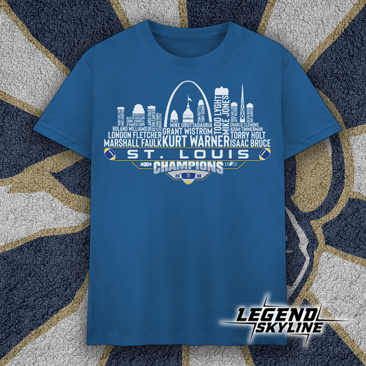St.Louis Dream Team Football XXXIV Champions 2000, St.Louis City Skyline Shirt