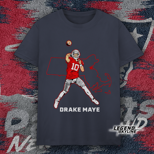 Drake Maye State Star Football Shirt