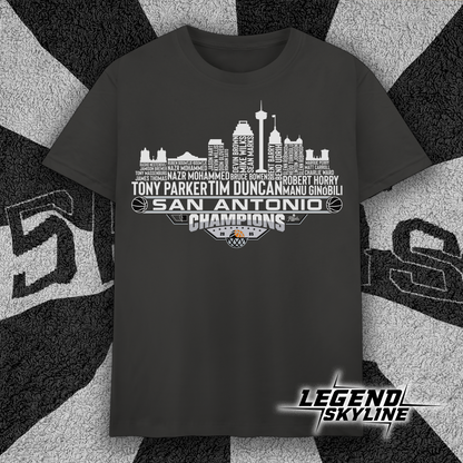 San Antonio Dream Team Basketball Champions 2005, San Antonio City Skyline Shirt