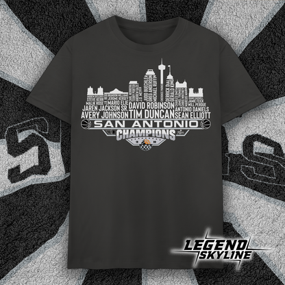 San Antonio Dream Team Basketball Champions 1999, San Antonio City Skyline Shirt