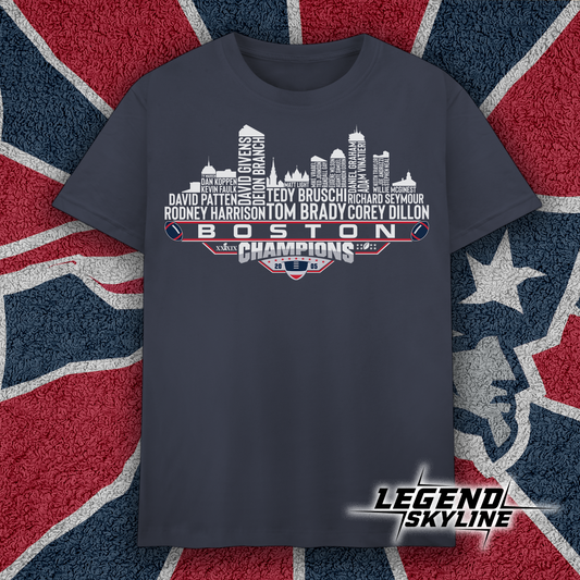 New England Dream Team Football XXXIX Champions 2005, New England City Skyline Shirt